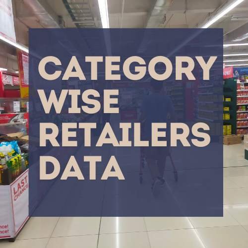 Category Wise Retailers Data