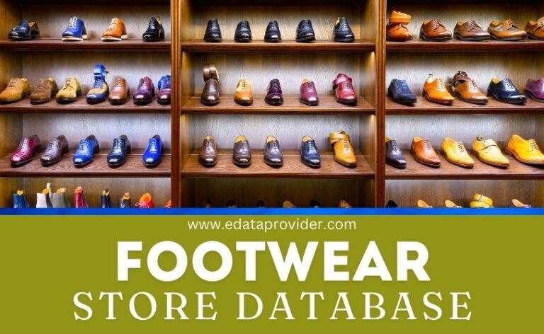 FOOTWEAR RETAILERS SHOP STORE DATABASE