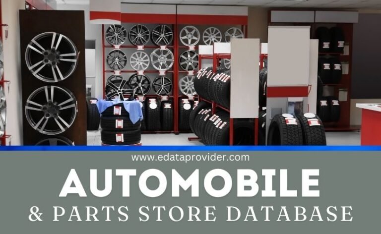 AUTOMOBILE PARTS RETAILERS SHOP STORE DATABASE