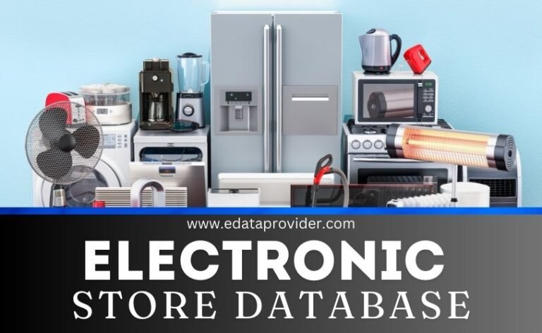 ELECTRONIC ITEMS RETAILERS SHOP STORE DATABASE