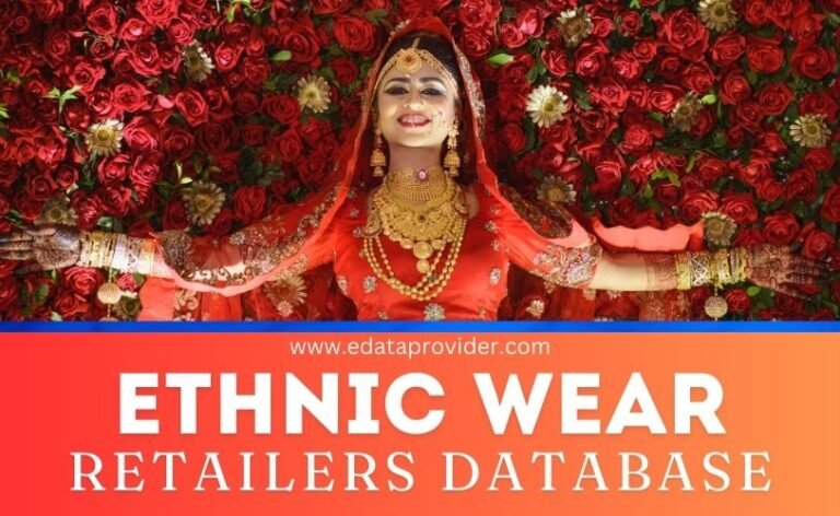 ETHNIC WEAR RETAILERS SHOP STORE DATABASE