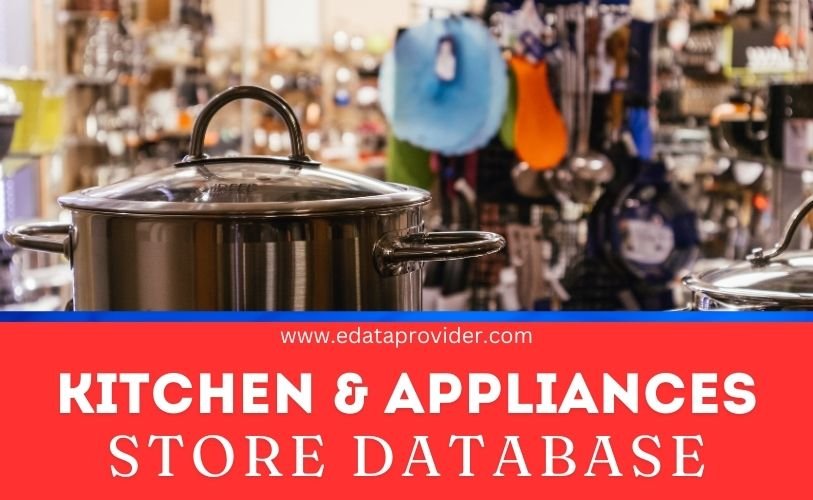 KITCHEN APPLIANCES RETAILERS SHOP STORE DATABASE