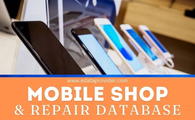 ALL INDIA MOBILE RETAILERS DATABASE MOBILE SELLER REPAIR SHOP STORE DATA