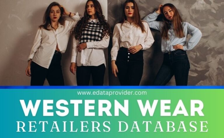 WESTERN WEAR RETAILERS SHOP STORE DATABASE